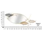Lustro ścienne FISH 91x4,5x39 cm